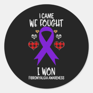 Sticker Rond Ruban De Sensibilisation Je Suis Venu Nous Nous so
