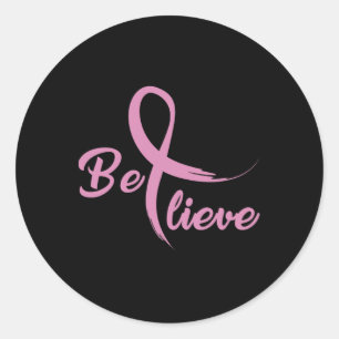 Sticker Rond Ruban Lutte contre le cancer du sein