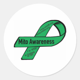 Sticker Rond Ruban Mito
