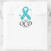 Sticker Rond Ruban OCD De Papillons (Sac)