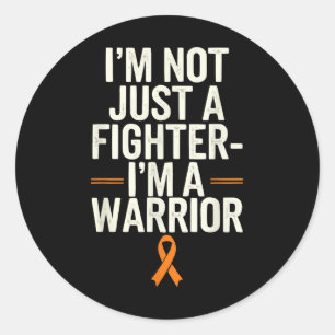 Sticker Rond Ruban orange moelle osseuse Leucémie myéloïde aigu