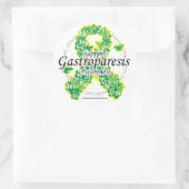 Sticker Rond Ruban papillon Gastroparesis (Sac)