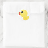Sticker Rond Rubber Duckie (Sac)