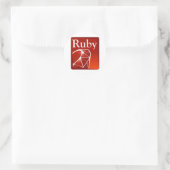 Sticker Rond Ruby (Sac)