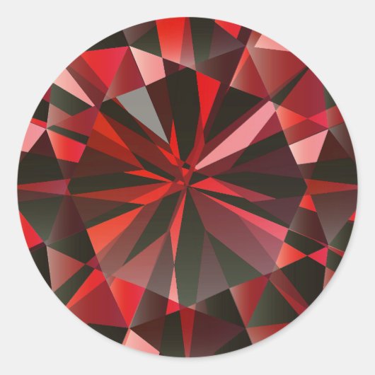 Sticker Rond Ruby (Devant)