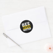 Sticker Rond Ruches d'abeilles (Enveloppe)