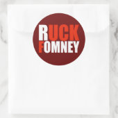 Sticker Rond RUCK FOMNEY blanc (Sac)