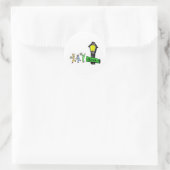 Sticker Rond Rue Bourbon (Sac)