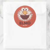 Sticker Rond Rue Sésame | Elmo depuis 1984 (Sac)
