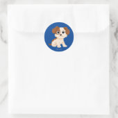 Sticker Rond Rue Sésame | Elmo's Puppy Tango (Sac)