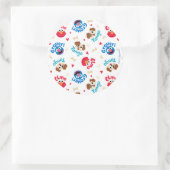 Sticker Rond Rue Sésame | Tango, Elmo et Motif Grover (Sac)