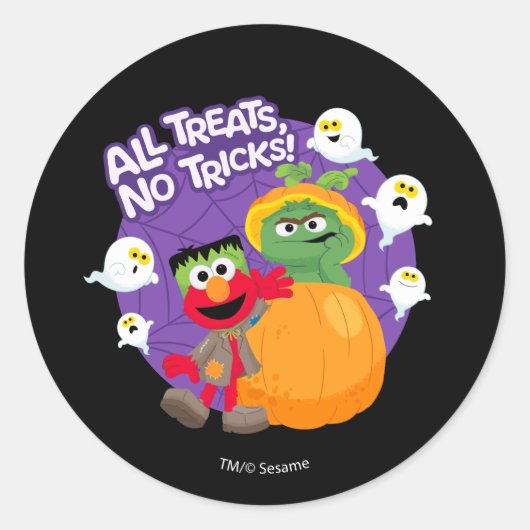 Sticker Rond Rue Sésame | Tous Les Tricks Pas De Traitements ! (Devant)