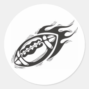Sticker Rond Rugby