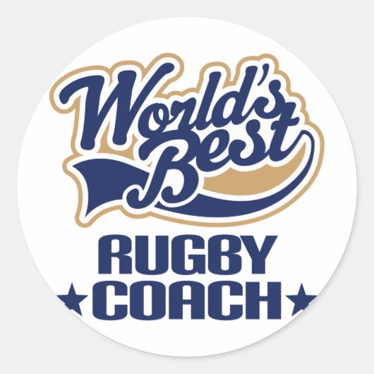 Sticker Rond Rugby Gift (Devant)
