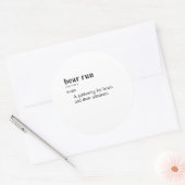 STICKER ROND RUISSEAU DE L'OURS (Enveloppe)