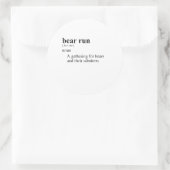 STICKER ROND RUISSEAU DE L'OURS (Sac)