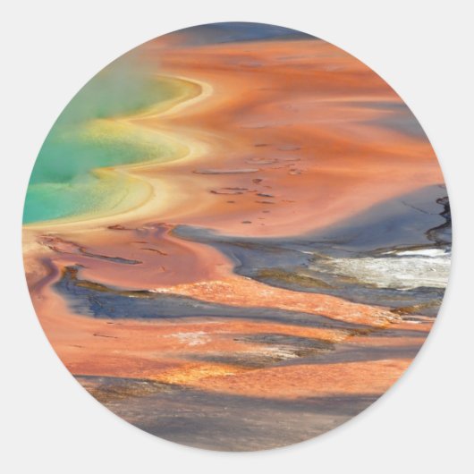 Sticker Rond Runoff du Grand Prismatic (Devant)