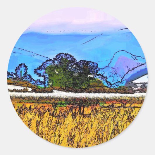 STICKER ROND RURAL (Devant)