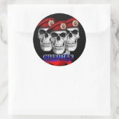 Sticker Rond Russe Spestnaz "Forces Spéciales" (Sac)