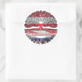 Sticker Rond Russie (Sac)