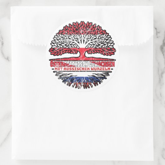 Sticker Rond Russie (Sac)