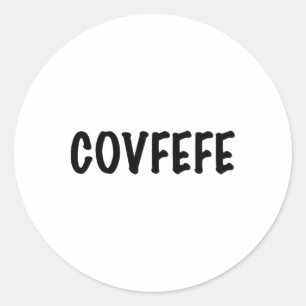 Sticker Rond Russie Covfefe - Débarrassez-vous du maillot Trump