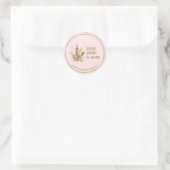 Sticker Rond Rustic Bakery Chef entourage cadre mignon cuisine  (Sac)