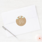 Sticker Rond Rustic Kraft Twinkle Twinkle Prêt à POP (Enveloppe)