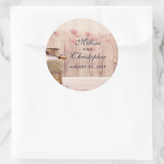Sticker Rond Rustic Milk (Sac)