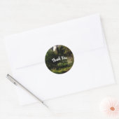 Sticker Rond Rustic Trail Floral Enchanted Forest Mariage (Enveloppe)