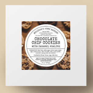 Sticker Rond Rustique Vintage minimaliste boulangerie Cottage É