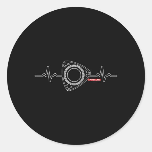 Sticker Rond Rx8 Rx7 Il Bat Dark (Devant)