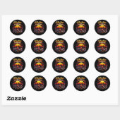 Sticker Rond Rythme des rues (Feuille)