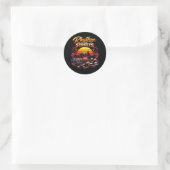 Sticker Rond Rythme des rues (Sac)