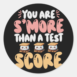 Sticker Rond S#39; #39; Plus Qu'Une Date D'Essai D'État De Scor