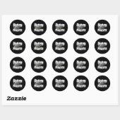 Sticker Rond S Essence Forever Gaz Voitures Musculaire (Feuille)
