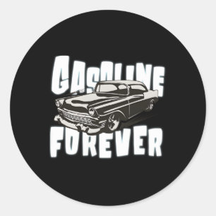 Sticker Rond S Essence Forever Gaz Voitures Musculaire