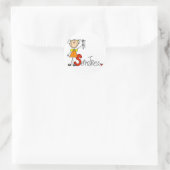Sticker Rond S est pour Couturière (Sac)