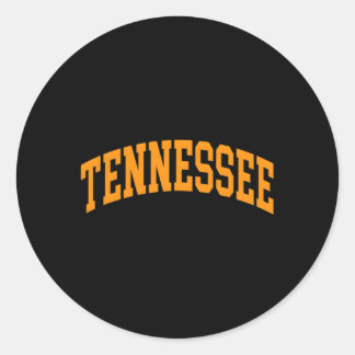 Sticker Rond S Tennessee Tn Throwback