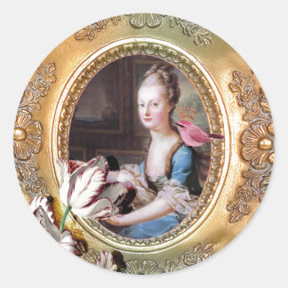 Sticker Rond Sa Majesté la reine Marie Antoinette, Sceaux ronds
