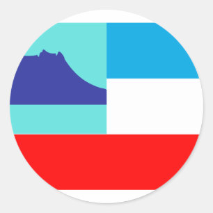 Sticker Rond Sabah, Malaisie