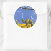 Sticker Rond Sabena ~ Belgique Congo (Sac)