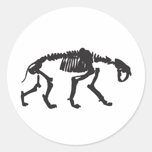 Sticker Rond sabertooth (Devant)