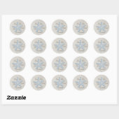 Sticker Rond Sable Dollar Starfish Gem (Feuille)