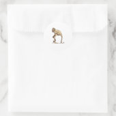 STICKER ROND SABLE D'OSTRICE (Sac)