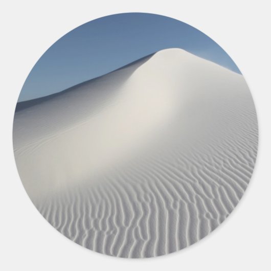 Sticker Rond Sables blancs (Devant)