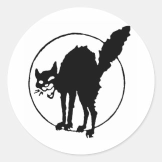 Sticker Rond Sabo Cat