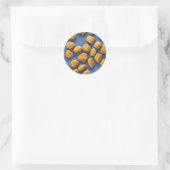 Sticker Rond Sac de poulet Nugget (Sac)