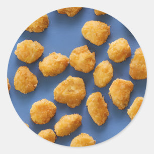 Sticker Rond Sac de poulet Nugget
