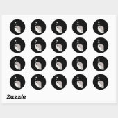 Sticker Rond Sacabambaspis Fish Meme  (Feuille)